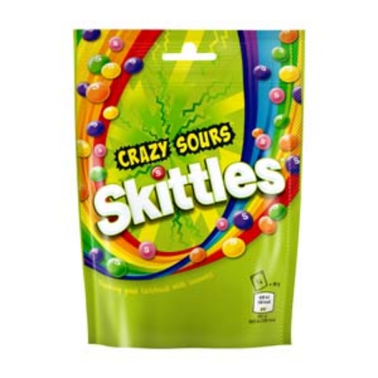 Picture of Bags Skittles Crazy Sours 152g x15